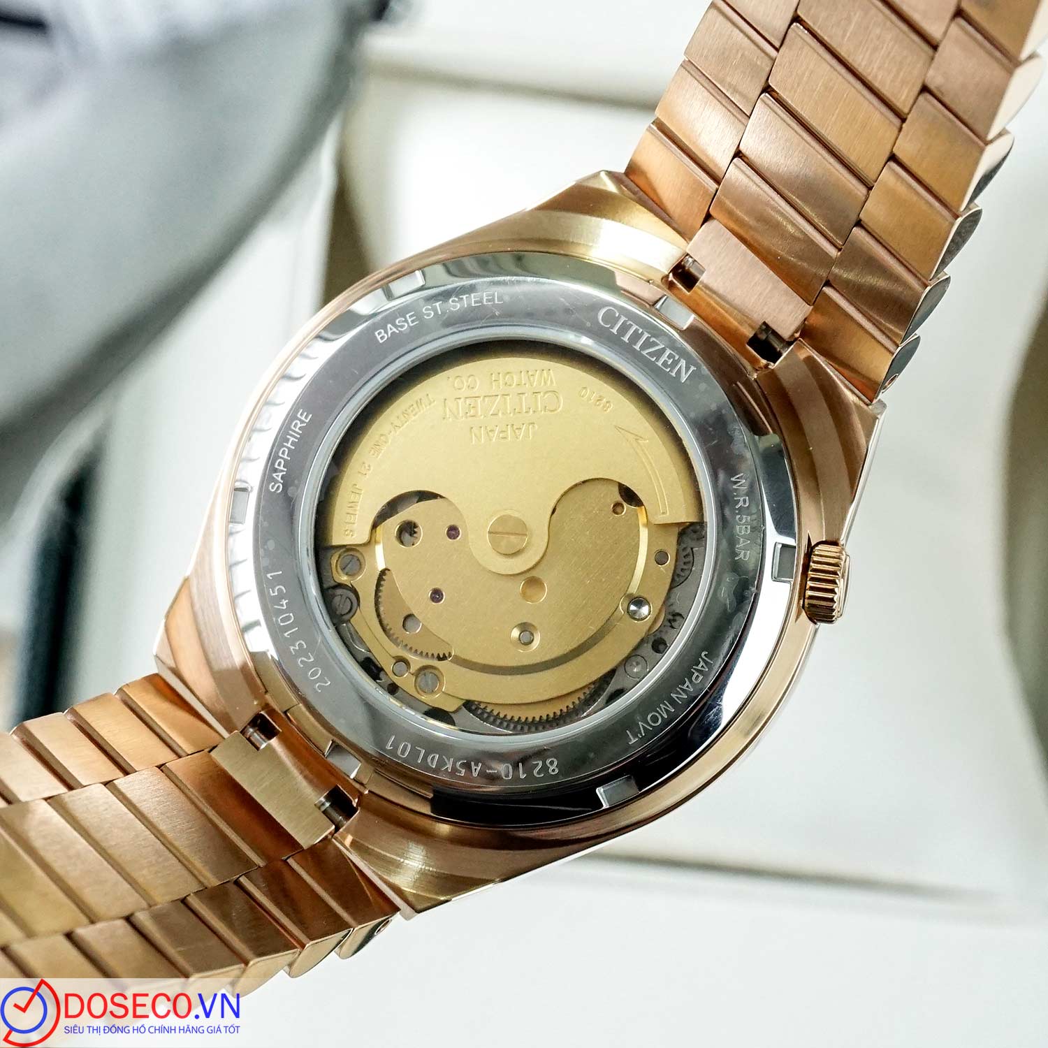 Citizen Tsuyosa NJ0153-82X Reloj ecánico de vidrio de zafiro con